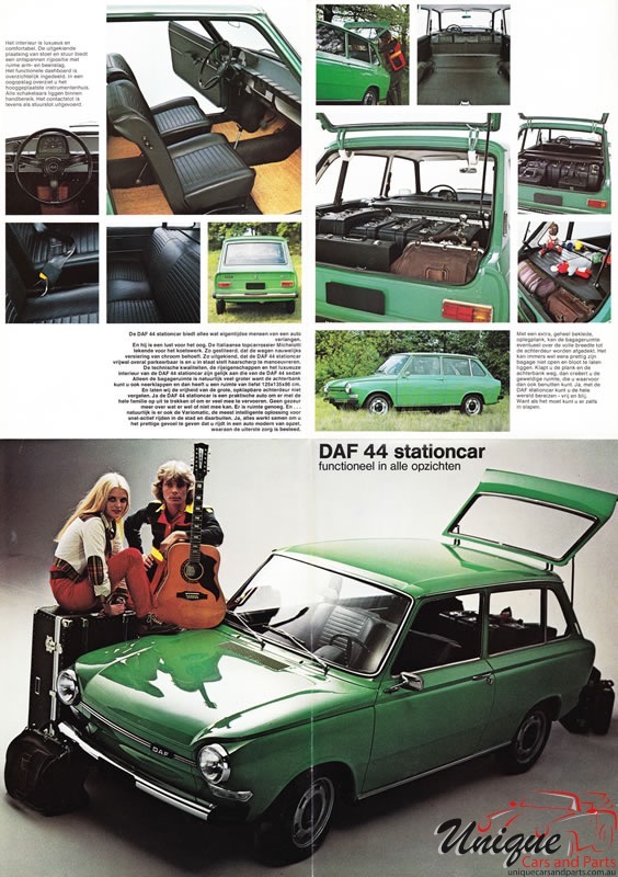 1972 DAF 44 Station Wagon Brochure Page 1